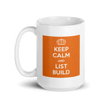 Keep Calm & List Build Mug
