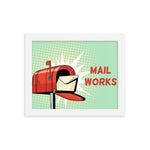 Mail Works Framed Poster
