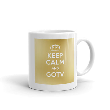 Keep Calm & GOTV Square Mug
