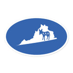 VA Democratic Sticker
