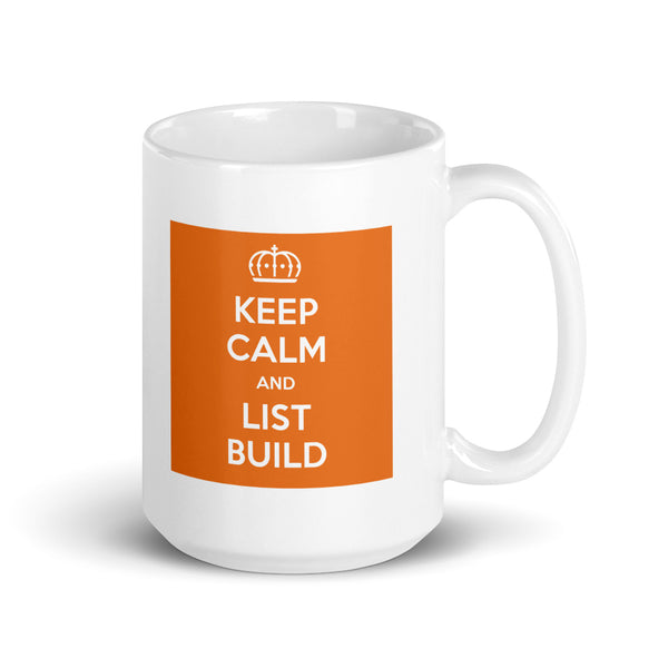 Keep Calm & List Build Mug