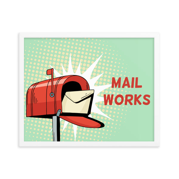Mail Works Framed Poster